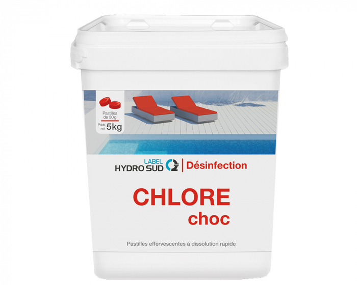 Chlore choc (pastilles 30 g) - 5 kg