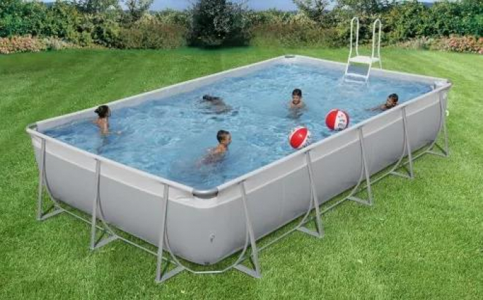 Piscine hors sol tubulaire Easy 4,48 x 2,53 m - H. 1,25 m | Piscines ...