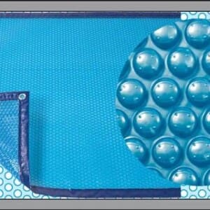Couverture à bulles 10 m x 5 m bleue/bleue Prestige 400