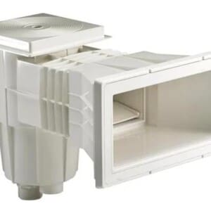 Skimmer grande meurtrière béton blanc