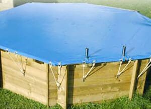 Bâche d'hivernage opaque piscine bois Bahia/Océa ø 4,30 m