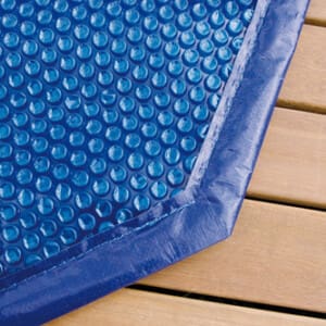Bâche à bulles piscine bois Bahia/Linéa 11 x 5 m