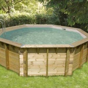 Piscine bois Océa ø 5,80 m -H. 1,30 m - liner sable