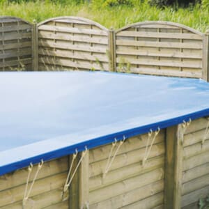 Bâche d'hivernage opaque piscine bois Bahia/Linéa 11 m x 5 m