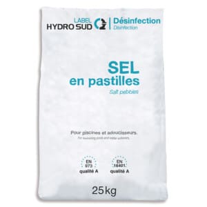 Sel en pastille - sac de 25 kg - LABEL HYDROSUD