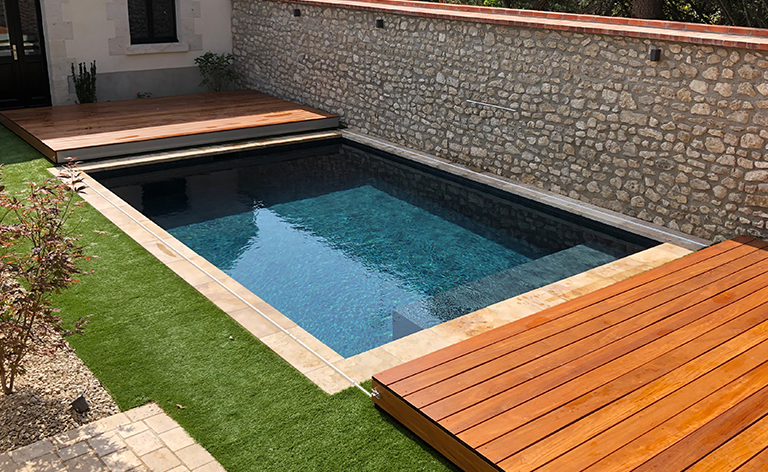 Piscine liner noir