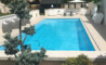 Piscine liner bleu