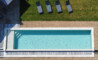 Piscine béton liner blanc